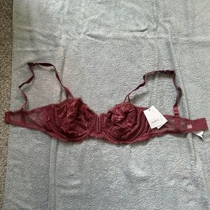 Unlined Lace Balconette Bra